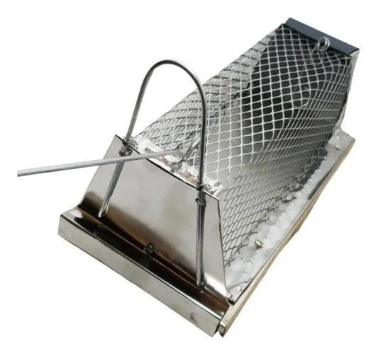 3 Trampas Para Ratones, Roedores, Jaula Metalica 20, 24, 28 Cm