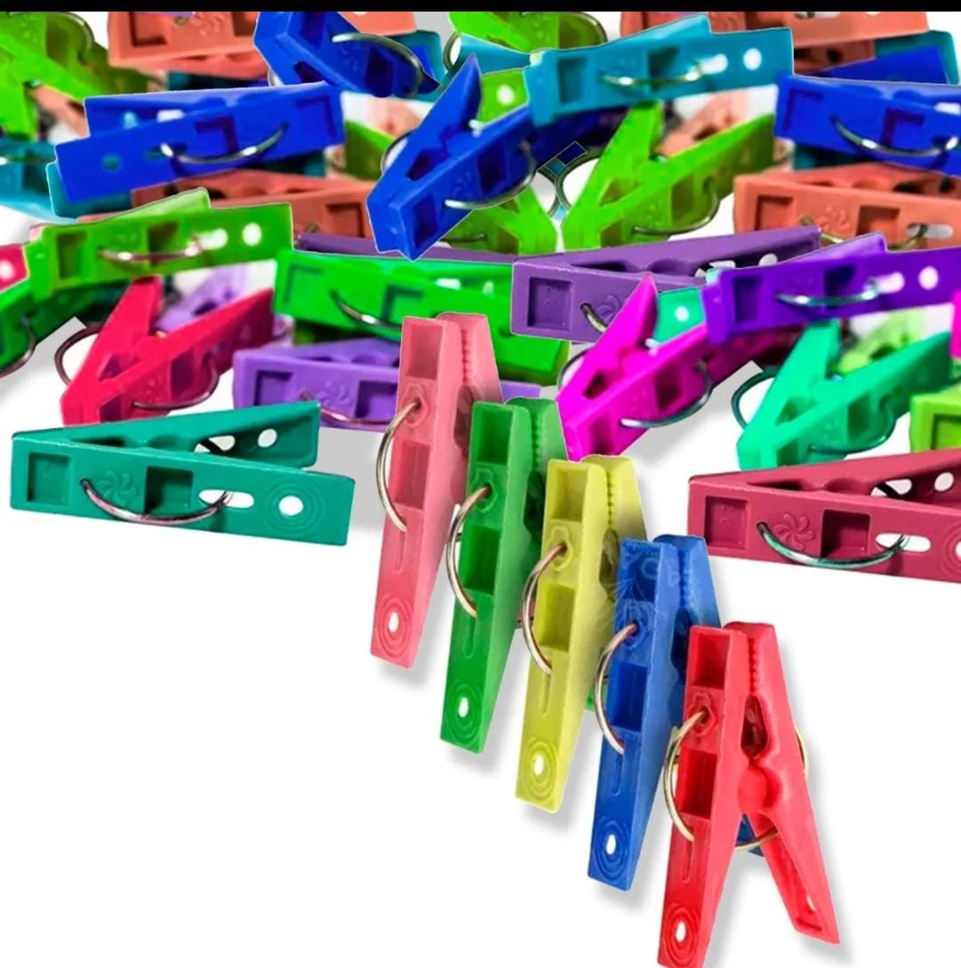 pinzas de plastico 100 piezas