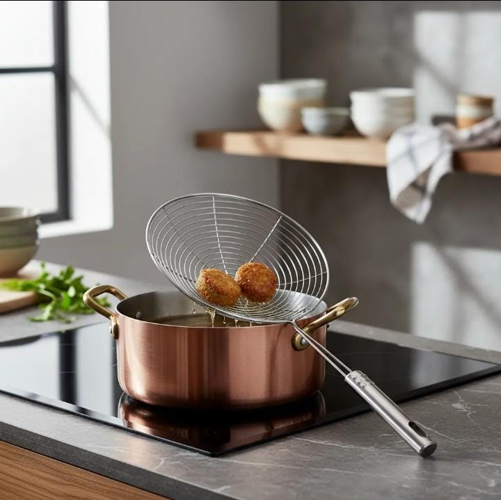 Coladera Escurridora Con Mango Metal