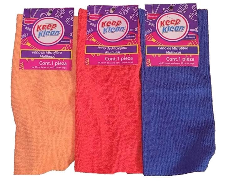 5 Paños Microfibras Multiusos