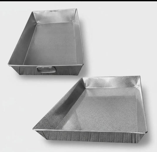 Combo Charola Piernera Y Pavera Galvanizada