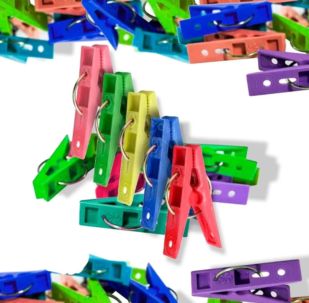 pinzas de plastico 100 piezas