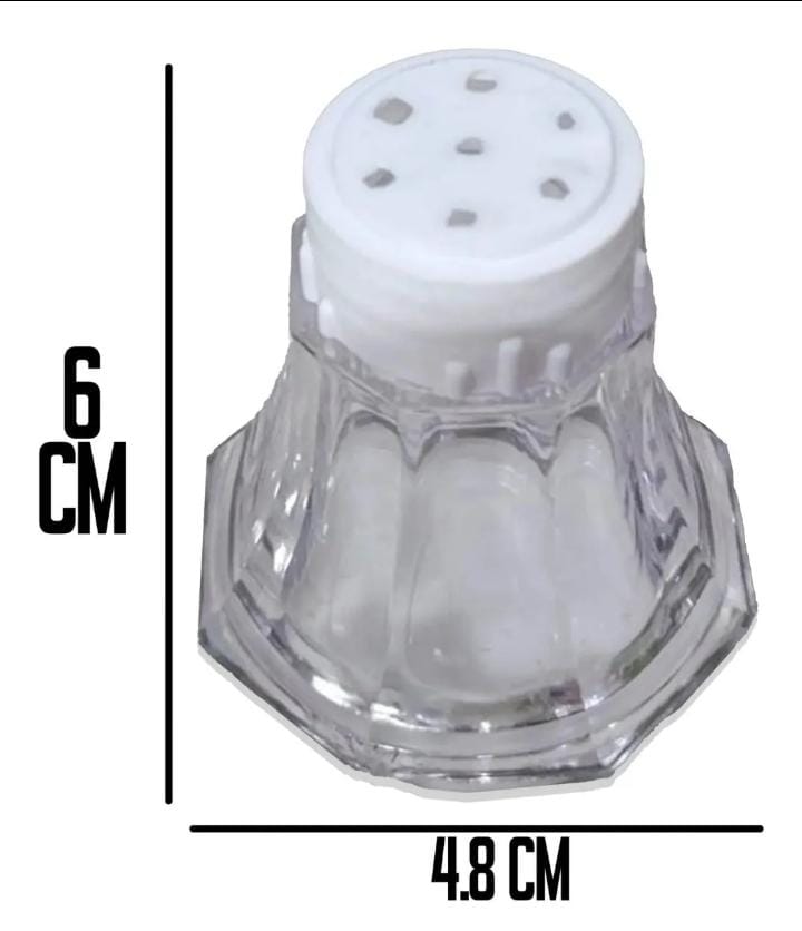 Salero De Plastico 50 Pzs 6 Cm De Alto