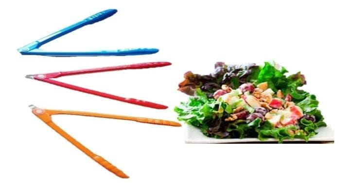 Pinzas Plastico Grandes Multiusos Cocina Panaderia 12 Pzs