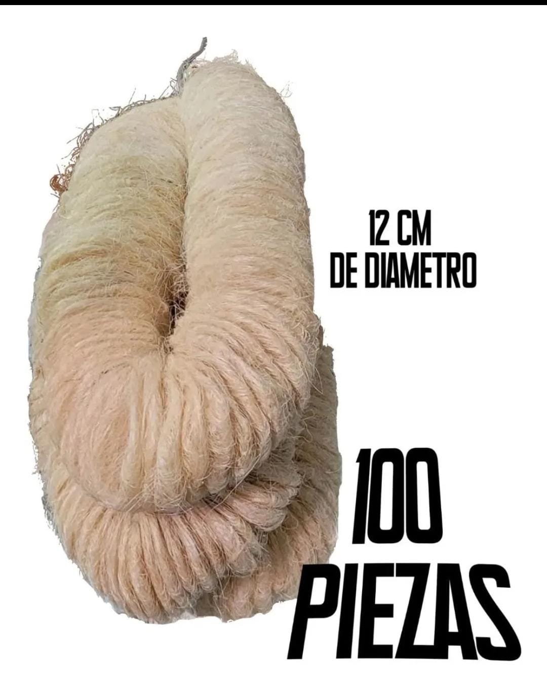 Estropajo Zacate Exfoliante Para Baño Natural 100 pzs