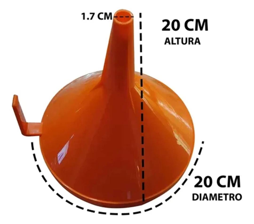 Embudo Grande De Plastico Del Numero 20