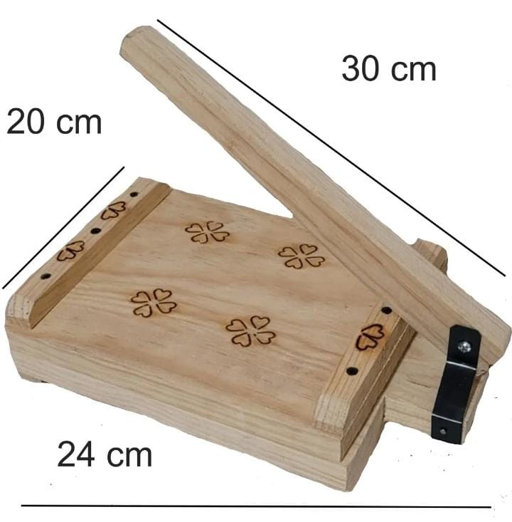 Tortillera Prensa Manual Tortillas De Madera Artesanias