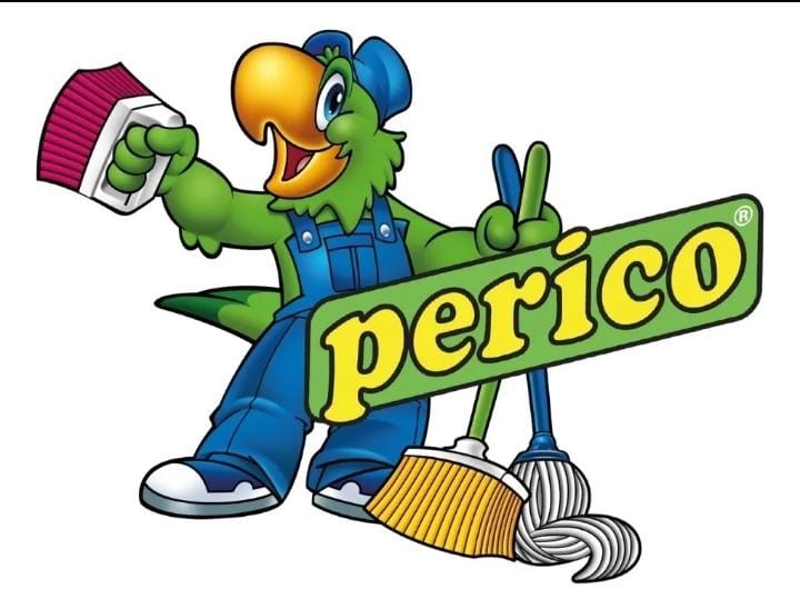 Recogedor Plastico Perico Baston Metalico Colores