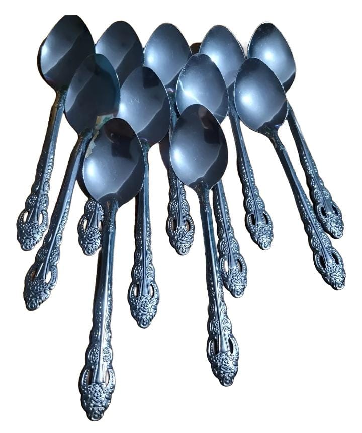 Cuchara De Acero Inoxidable 12 Pzs