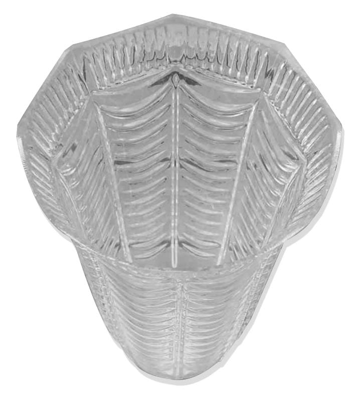 2 Floreros Tipo Cristal De Plastico