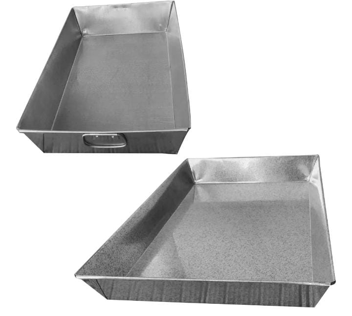 Combo Charola Piernera Y Pavera Galvanizada