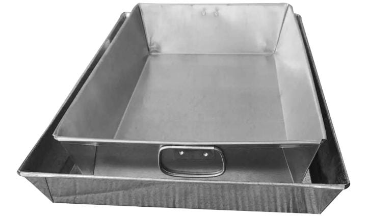 Combo Charola Piernera Y Pavera Galvanizada