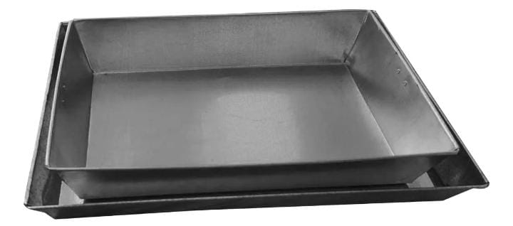 Combo Charola Piernera Y Pavera Galvanizada