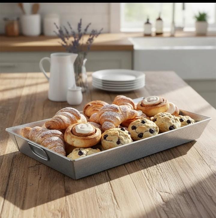 Combo Charola Piernera Y Pavera Galvanizada